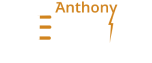 Logo orange et blanc d'Anthony Renson Electricien.